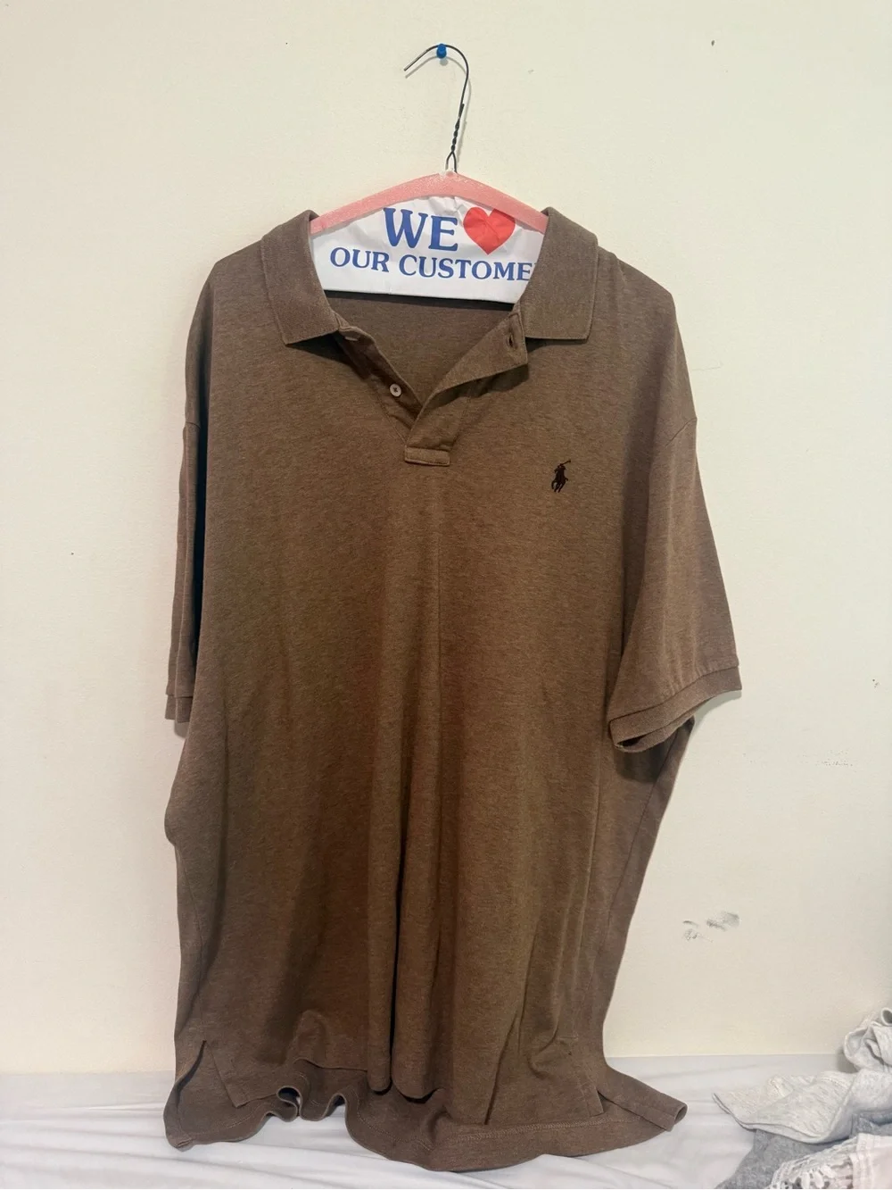 Ralph Lauren Brown Short-Sleeve Polo Shirt